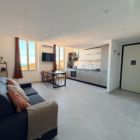דירה Elegant Boho Chic Flat With Sea View, Few Steps From Monaco And Mc *