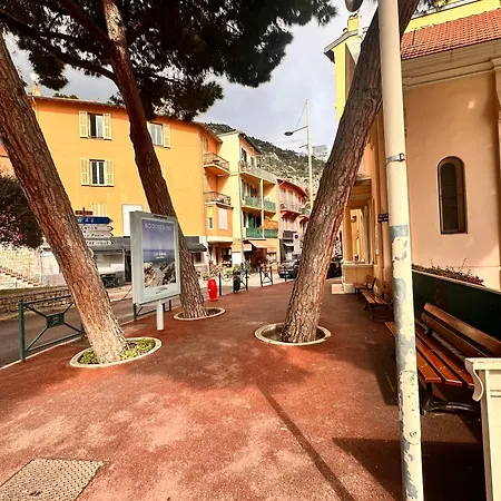 Lejlighed Elegant Boho Chic Flat With Sea View, Few Steps From Monaco And Mc *